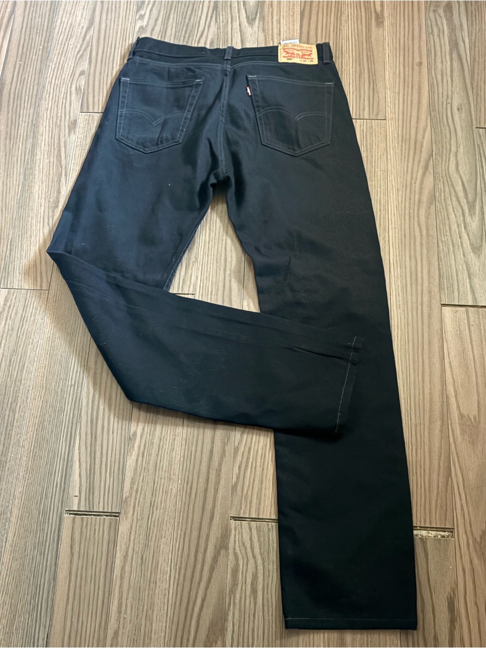 Levi's Men's Black Straight-Leg Jeans
